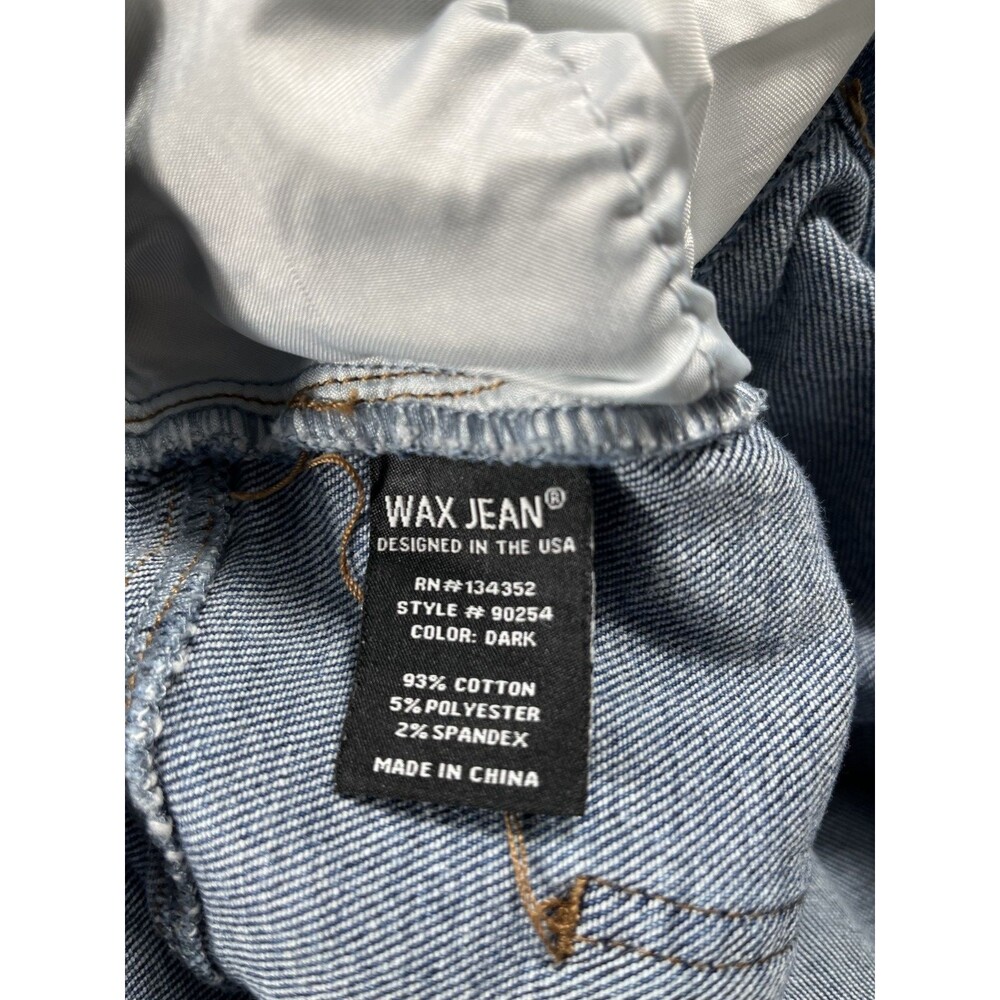 Wax Jeans Womens 13/31 Distressed Stretch Jeans Midrise 28x27 - Picture 12 of 13